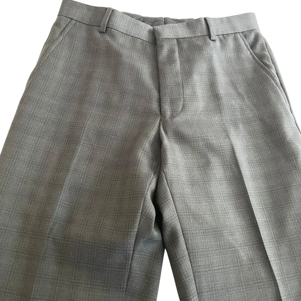 Jos. A. Bank Traveler Brown Wool Plaid Two Piece Suit Set Men’s Size 36R/30W NWT